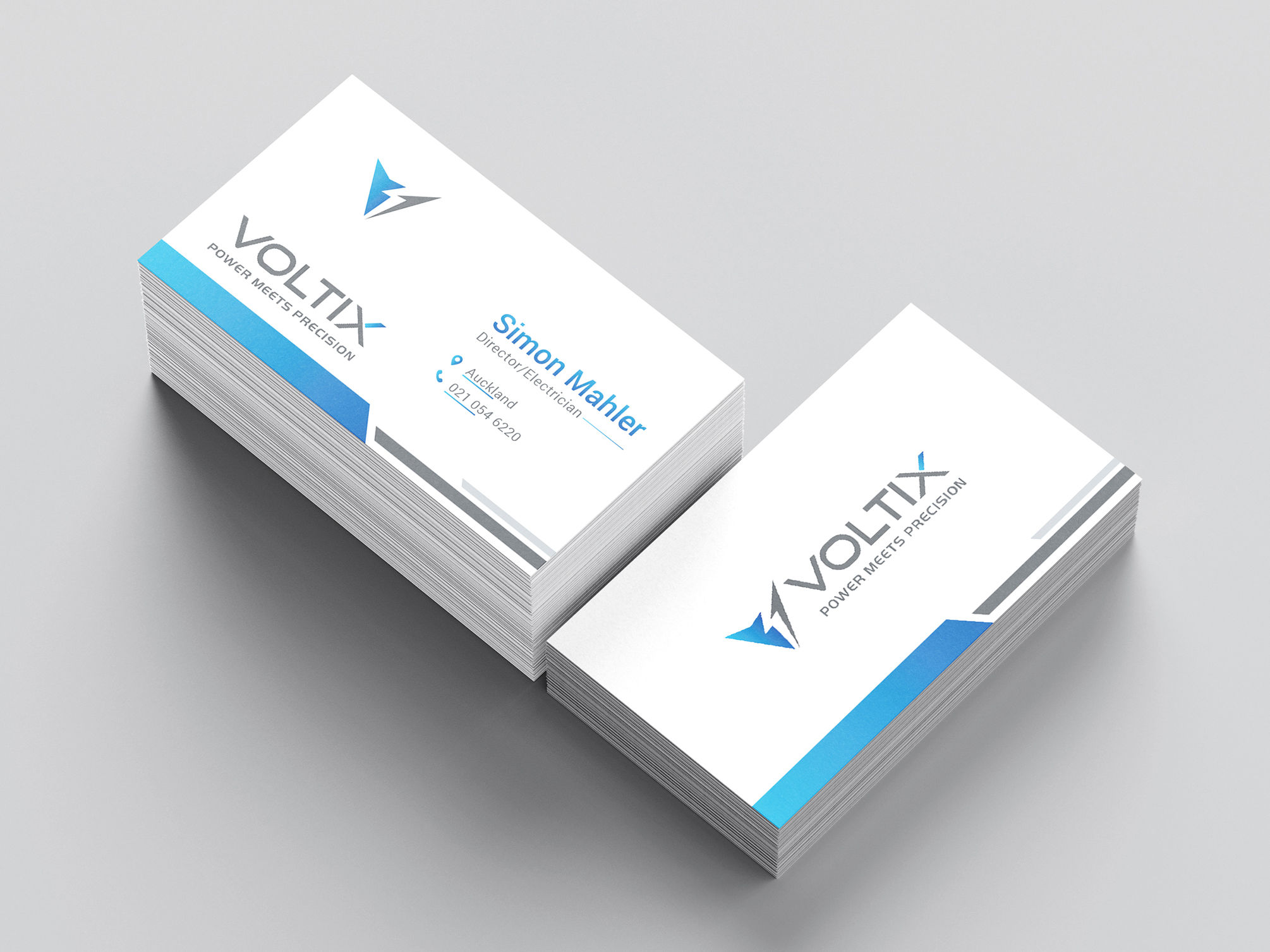 Visitenkarten-Design von Maxo-Biz für Voltix Ltd | Design #35136106
