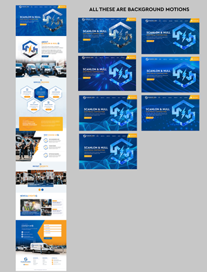 Web Design par Blue Sparrow pour Scanlon & Null | Design : #35150235