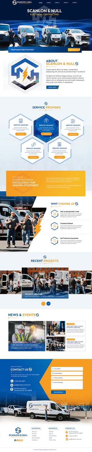Web Design by Blue Sparrow