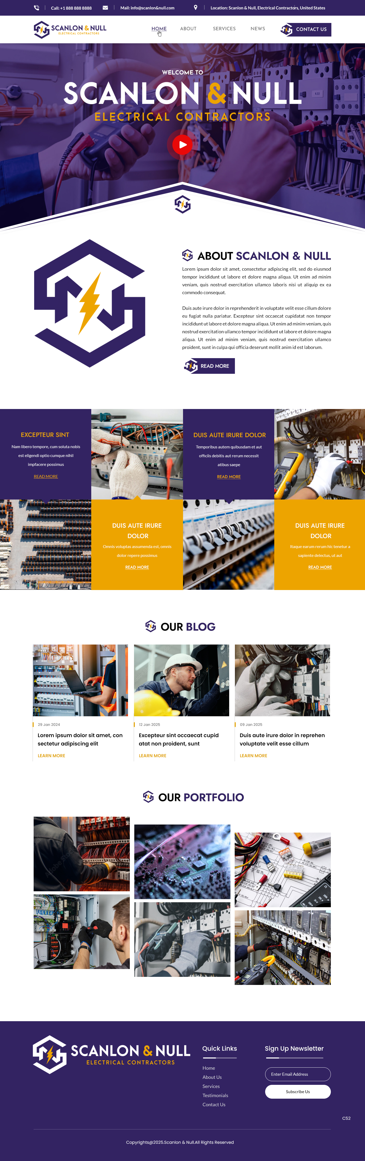 Web Design by pb for Scanlon & Null | Design #35144449