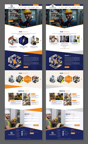 Web Design par pb pour Scanlon & Null | Design : #35144450