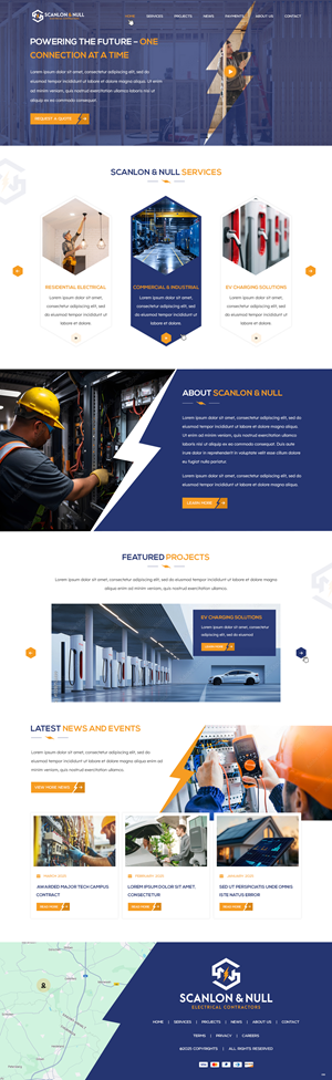 Web Design par pb pour Scanlon & Null | Design : #35144459