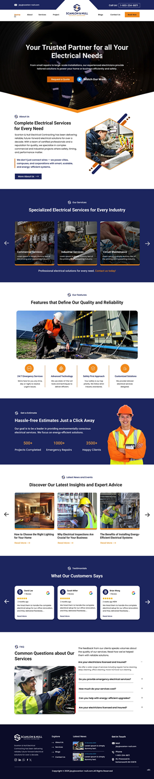 Web Design by pb for Scanlon & Null | Design: #35144481