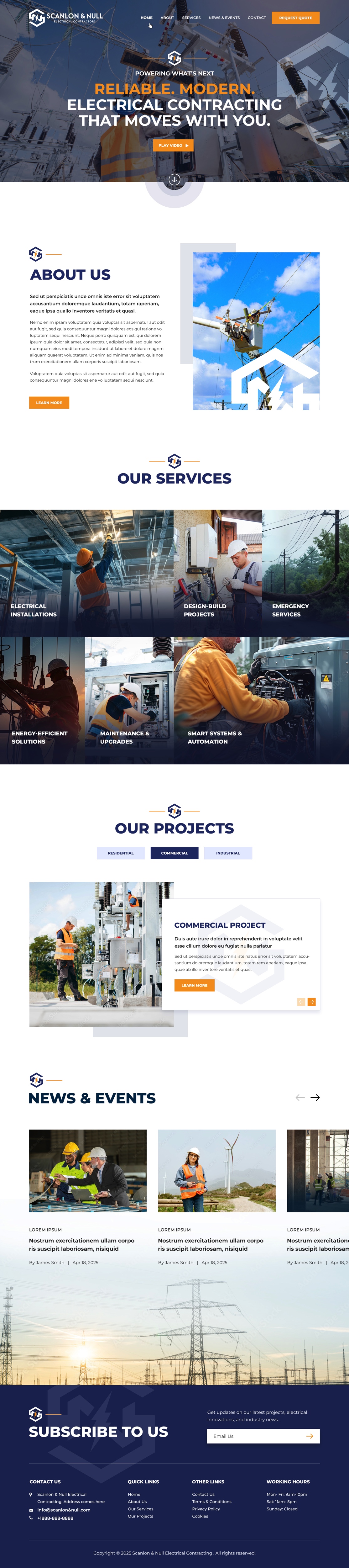 Web Design by pb for Scanlon & Null | Design #35144489