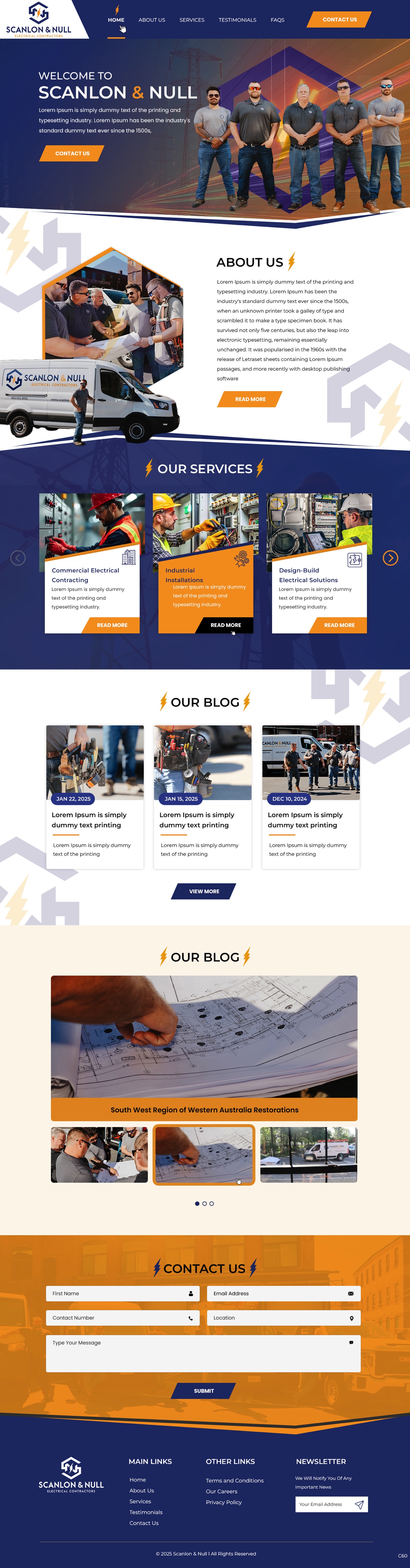 Web Design by pb for Scanlon & Null | Design #35150658