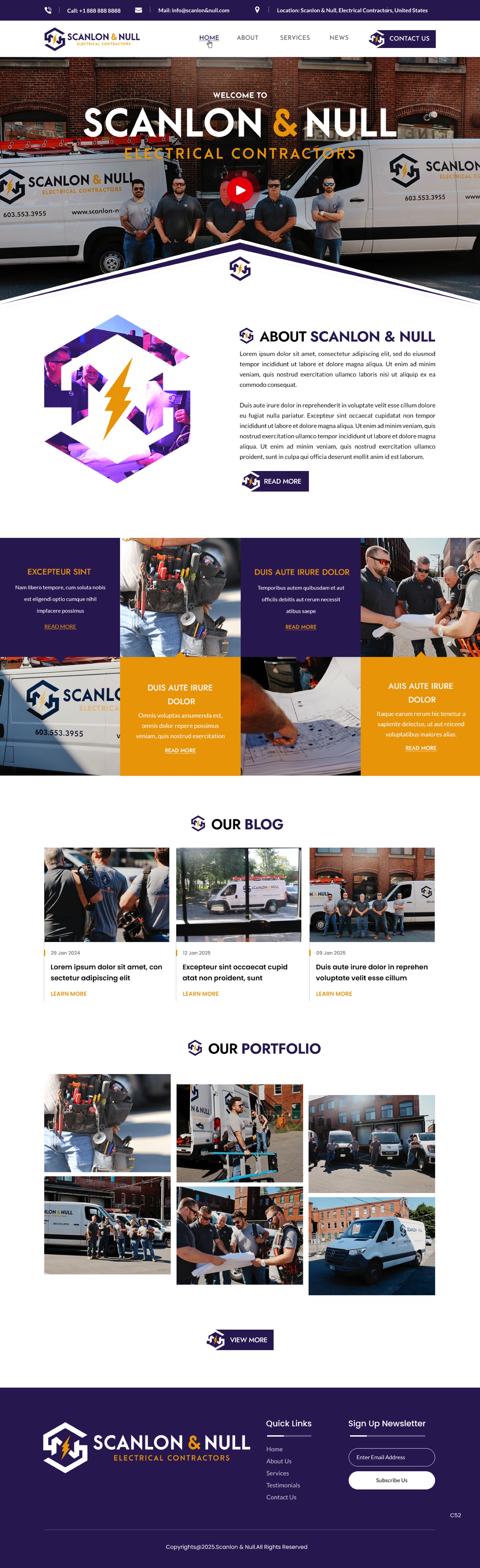 Web-Design von pb für Scanlon & Null | Design #35150662