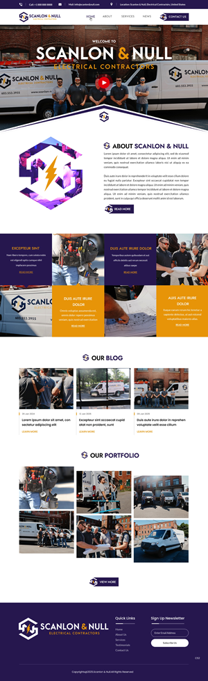 Web Design by pb for Scanlon & Null | Design: #35150662