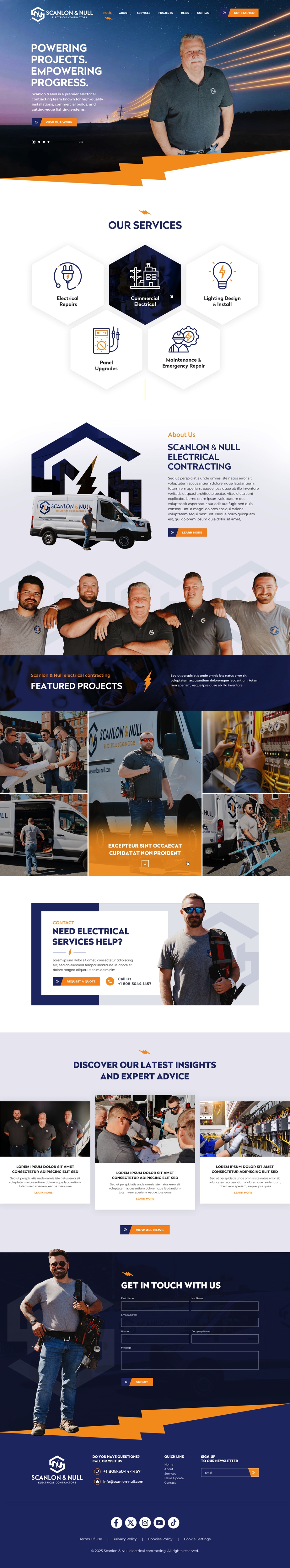 Diseño Web por pb para Scanlon & Null | Diseño #35150667