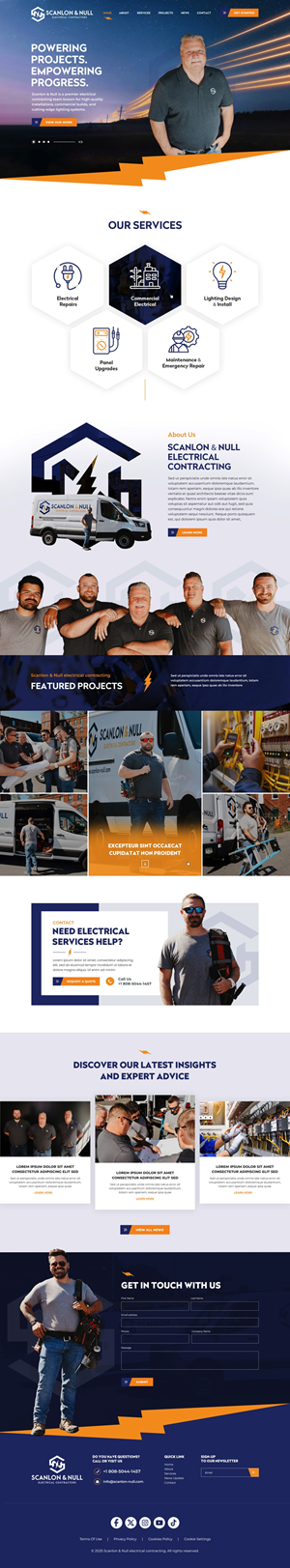 Web-Design von pb für Scanlon & Null | Design: #35150667