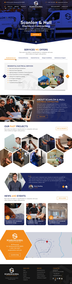 Web-Design von pb für Scanlon & Null | Design: #35150668