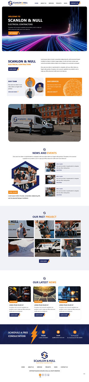 Web-Design von pb für Scanlon & Null | Design: #35150670