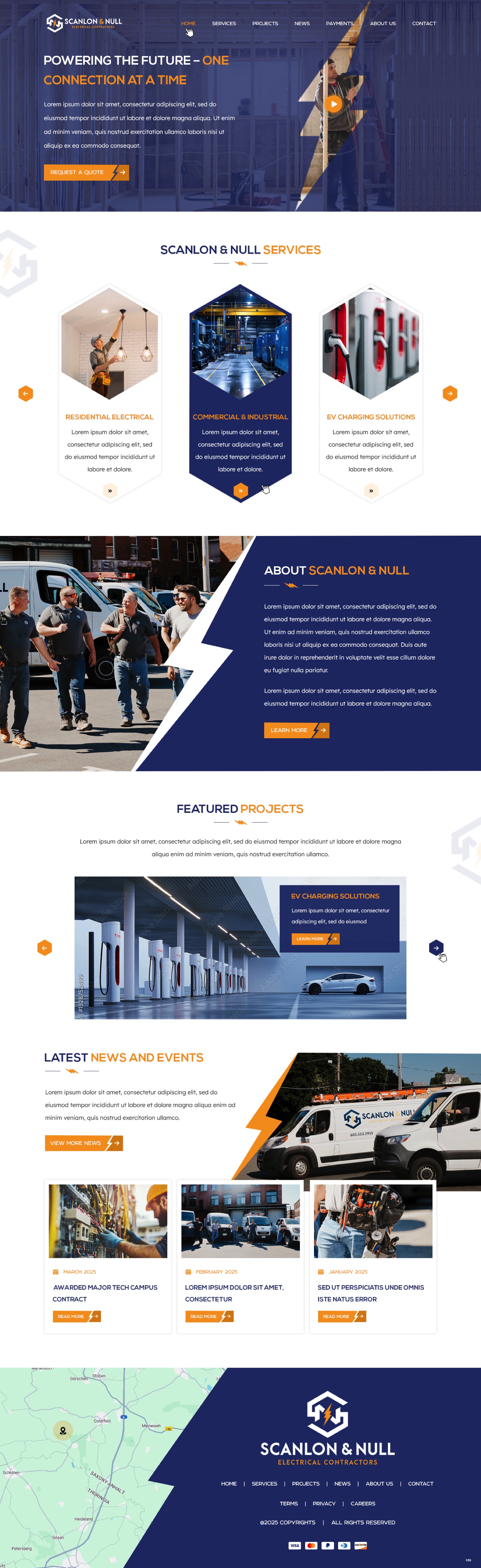 Web Design by pb for Scanlon & Null | Design #35150672