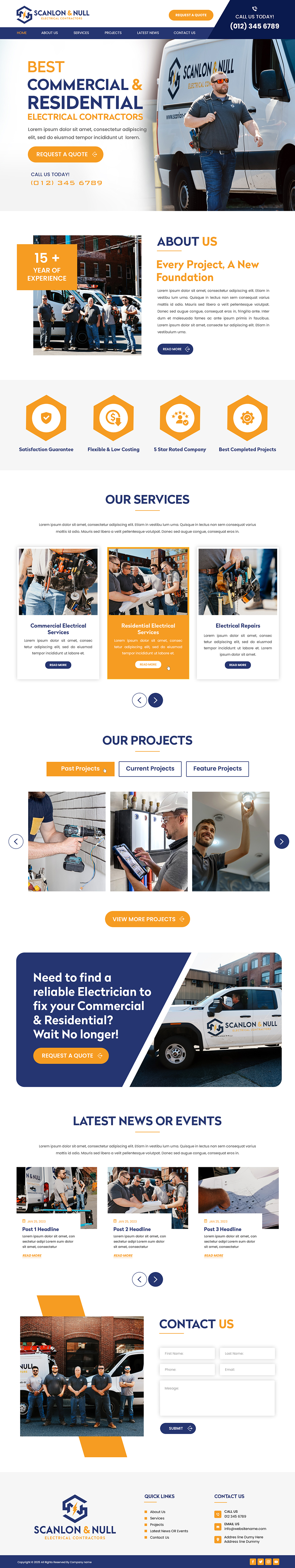 Web Design par Creations Box 2015 pour Scanlon & Null | Design #35148863