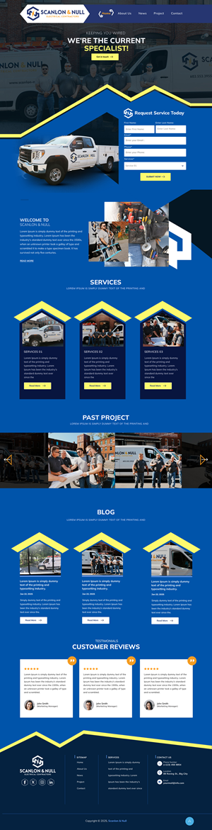 Web Design par sai.designer87 pour Scanlon & Null | Design : #35159161