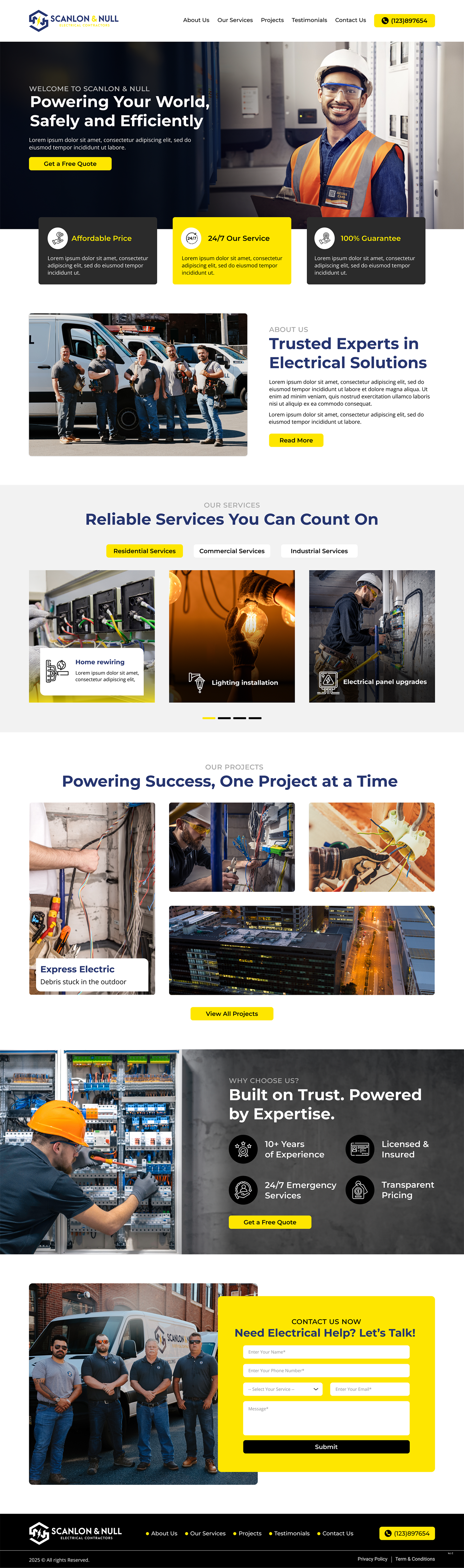 Web Design by Creative Slices for Scanlon & Null | Design #35166163