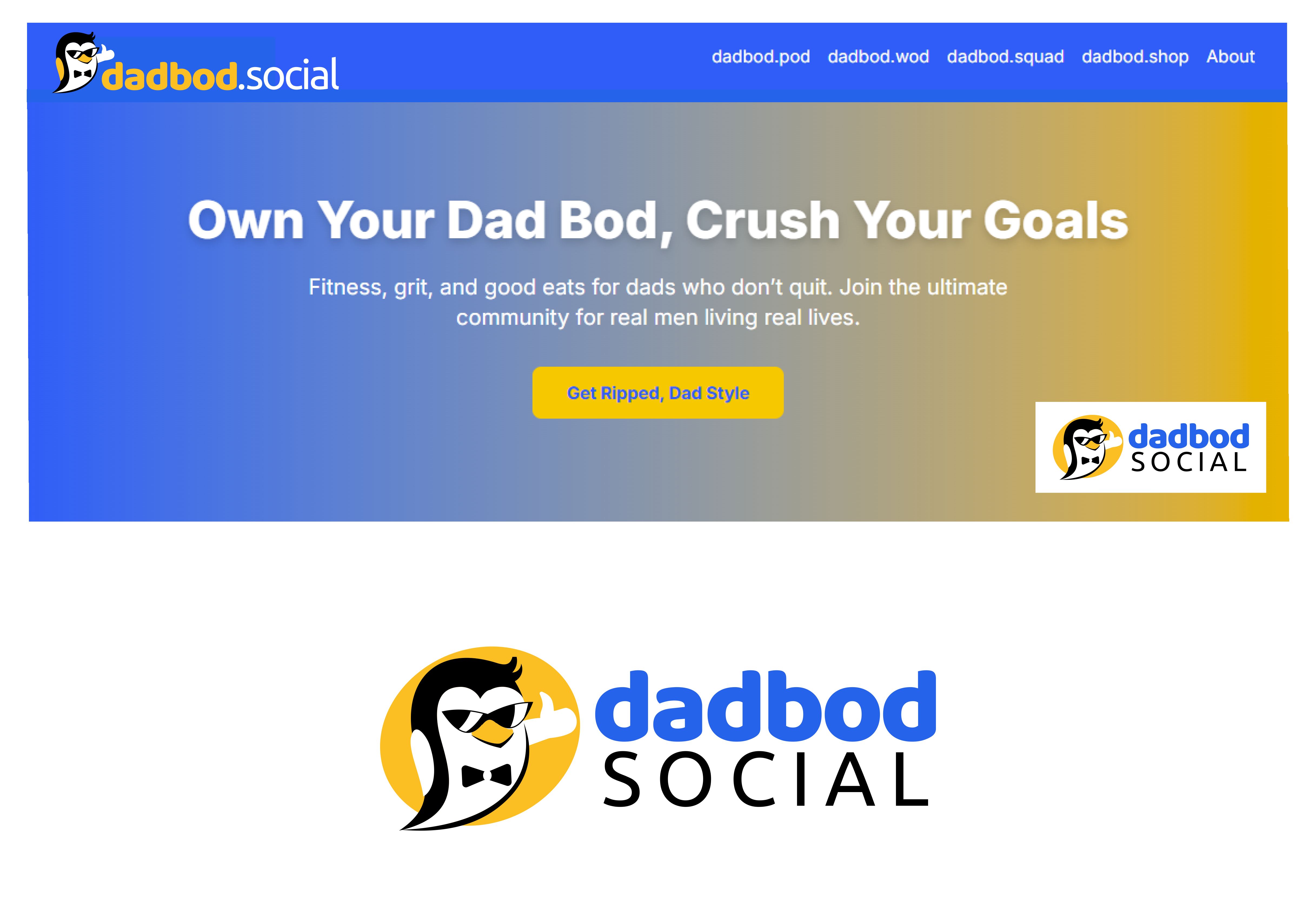 Logo Design by graphics1 for dadbod.social | Design #35210511