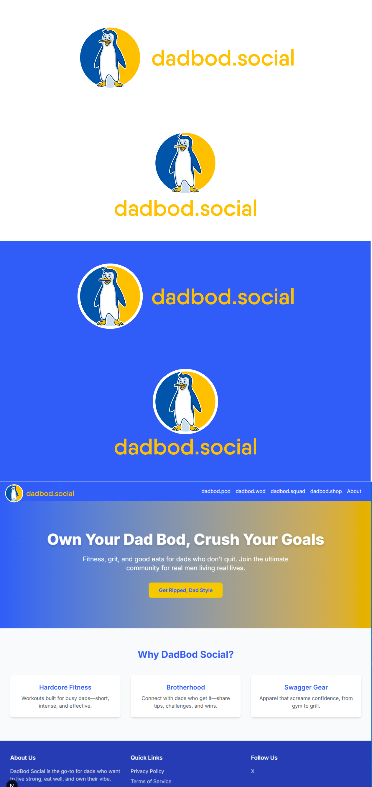 Logo Design by Ad1Fa26 for dadbod.social | Design #35163365