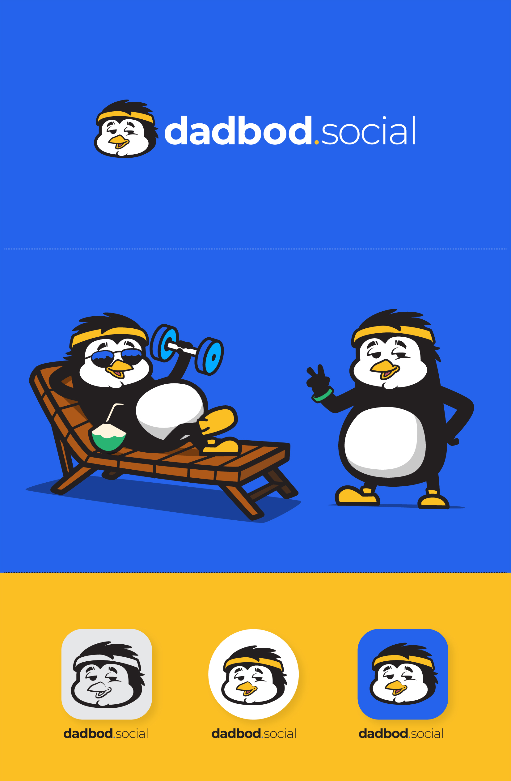 Logo Design by ally designs for dadbod.social | Design #35175265