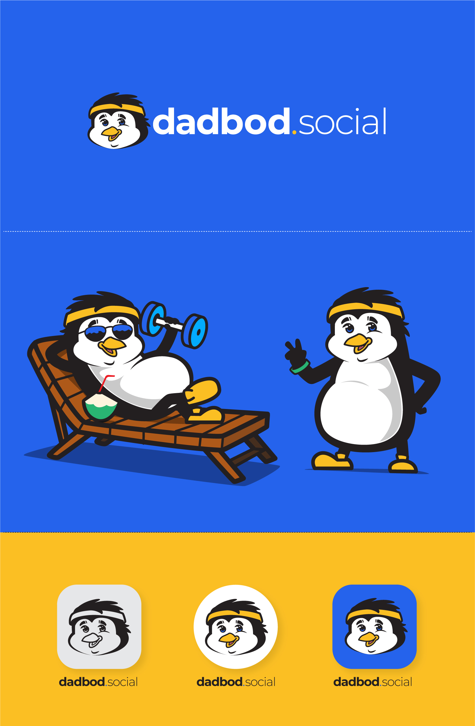 Logo Design by ally designs for dadbod.social | Design #35187866