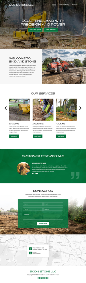 Squarespace Design by MAHABA for Skid and Stone, LLC | Design: #35142177