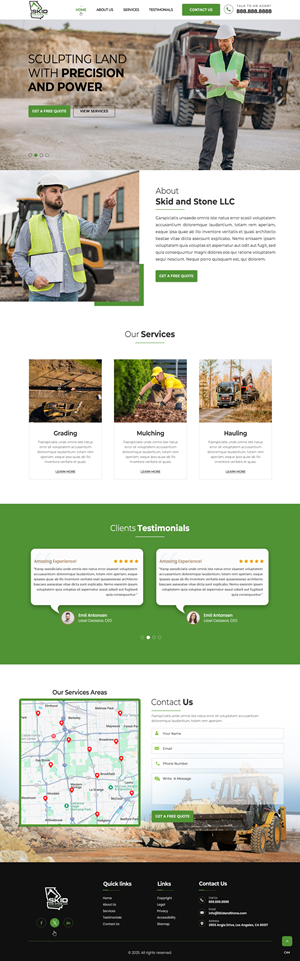 Squarespace Design by pb for Skid and Stone, LLC | Design: #35144498