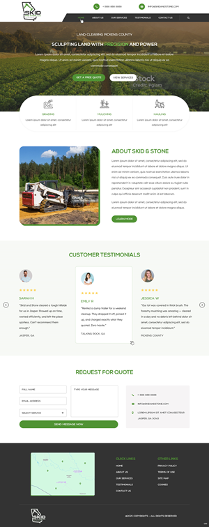 Squarespace Design by pb for Skid and Stone, LLC | Design: #35144506