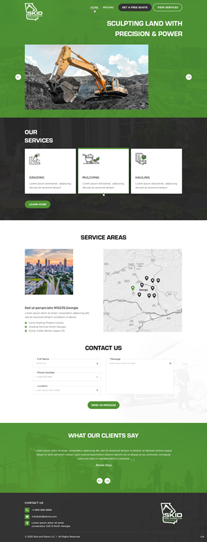 Squarespace Design by pb for Skid and Stone, LLC | Design: #35144507