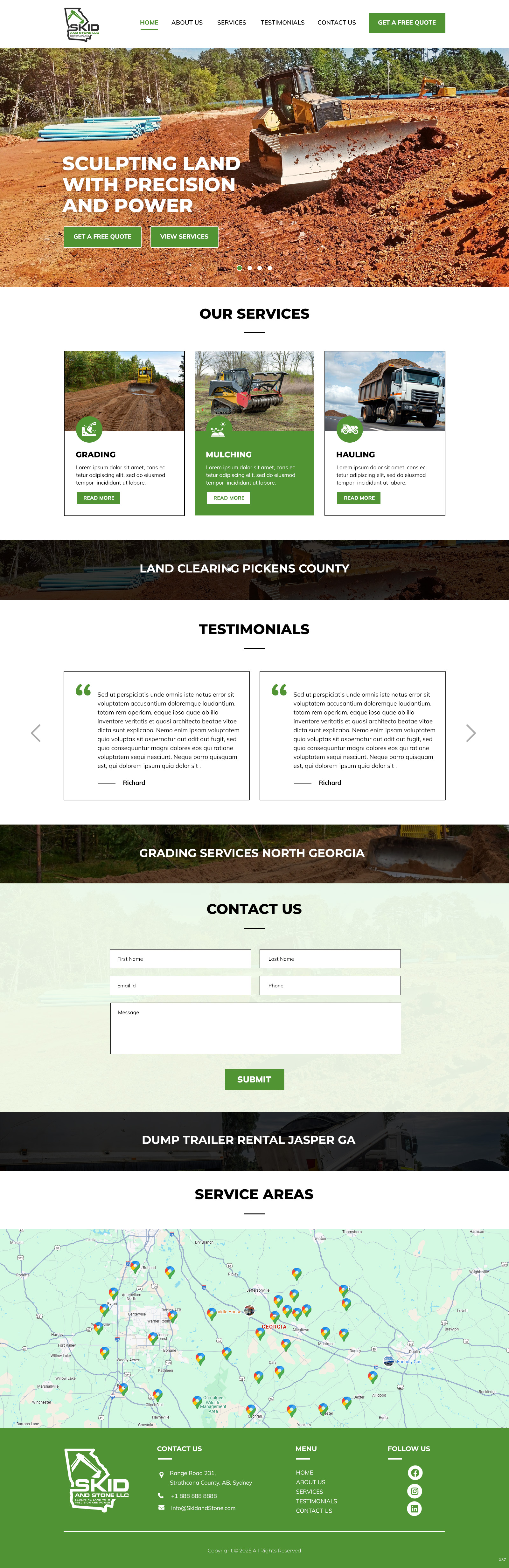 Squarespace Design by pb for Skid and Stone, LLC | Design #35144516