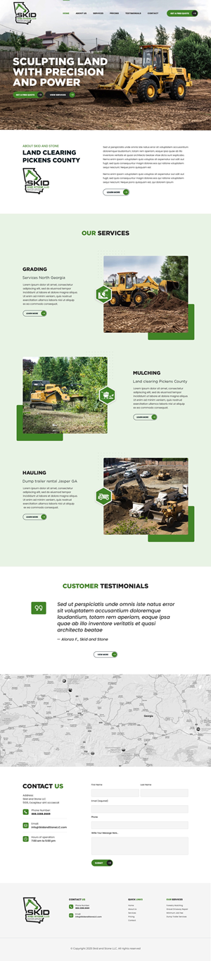 Squarespace Design by pb for Skid and Stone, LLC | Design: #35144517