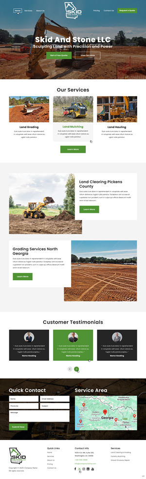 Squarespace Design by pb for Skid and Stone, LLC | Design: #35144518