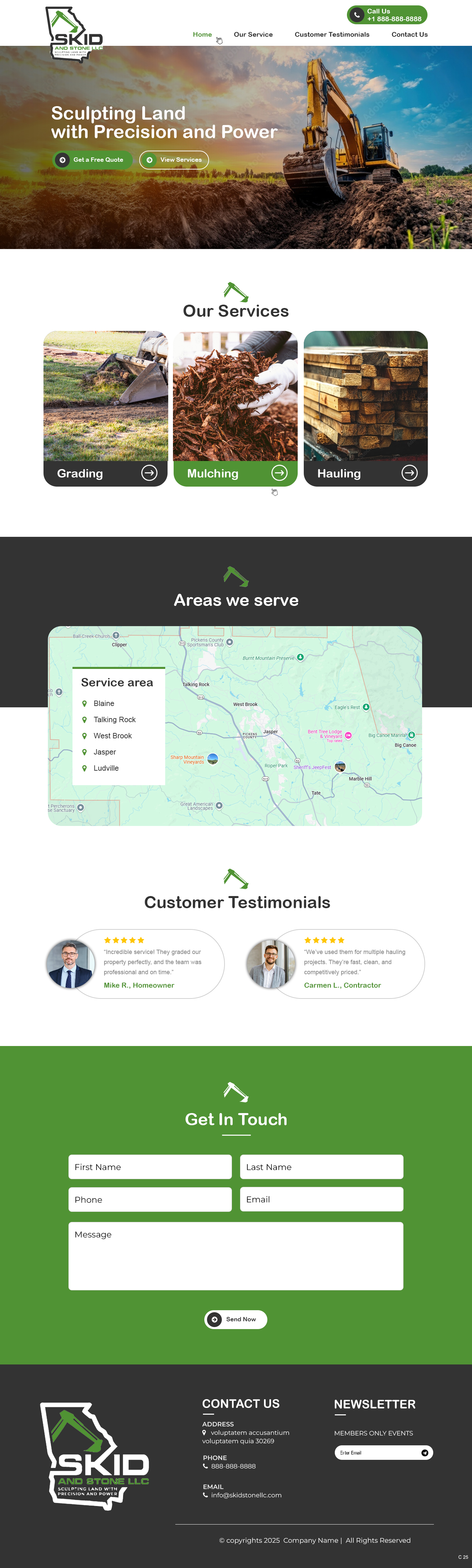 Squarespace Design by pb for Skid and Stone, LLC | Design #35150681