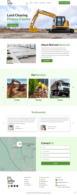 Squarespace Design by pb for Skid and Stone, LLC | Design: #35150683