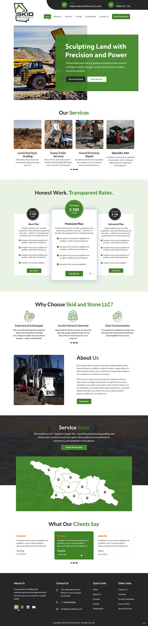 Squarespace Design by pb for Skid and Stone, LLC | Design: #35150684