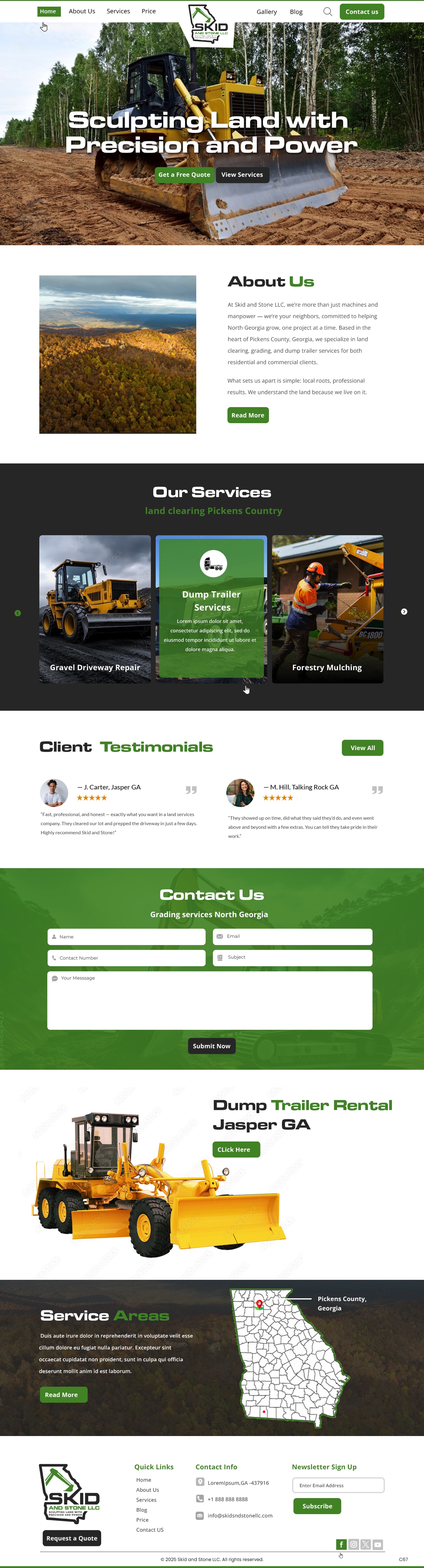 Squarespace Design by pb for Skid and Stone, LLC | Design #35150686