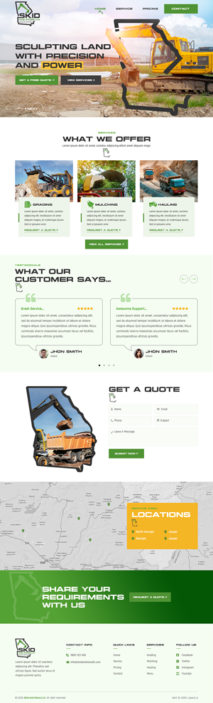 Squarespace Design by sai.designer87 for Skid and Stone, LLC | Design: #35156955