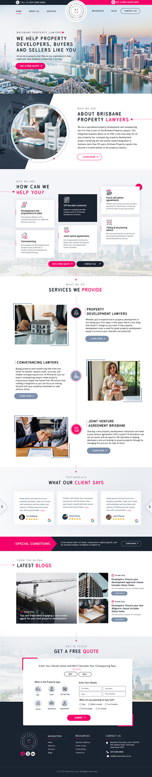 Web Design by Blue Sparrow for this project | Design: #35147138