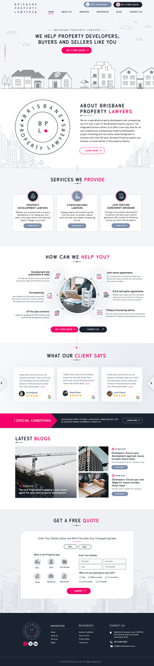 Web Design by Blue Sparrow for this project | Design: #35147140