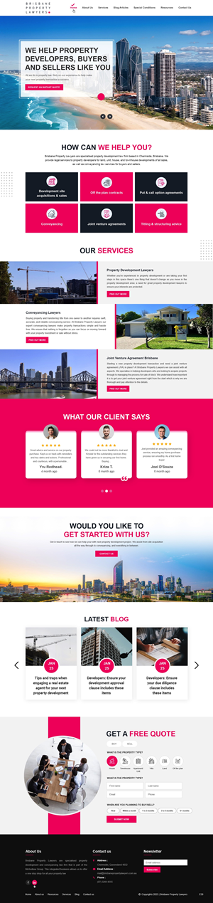 Web Design by pb for this project | Design #35150697