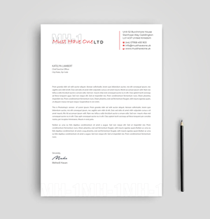 Stationery Design by Expert Bappy for Must Have One Ltd | Design: #35186896