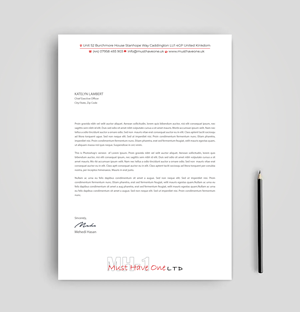 Stationery Design by Expert Bappy for Must Have One Ltd | Design: #35187497