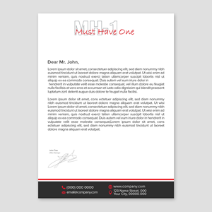 Stationery Design by WellDesign for Must Have One Ltd | Design: #35169652