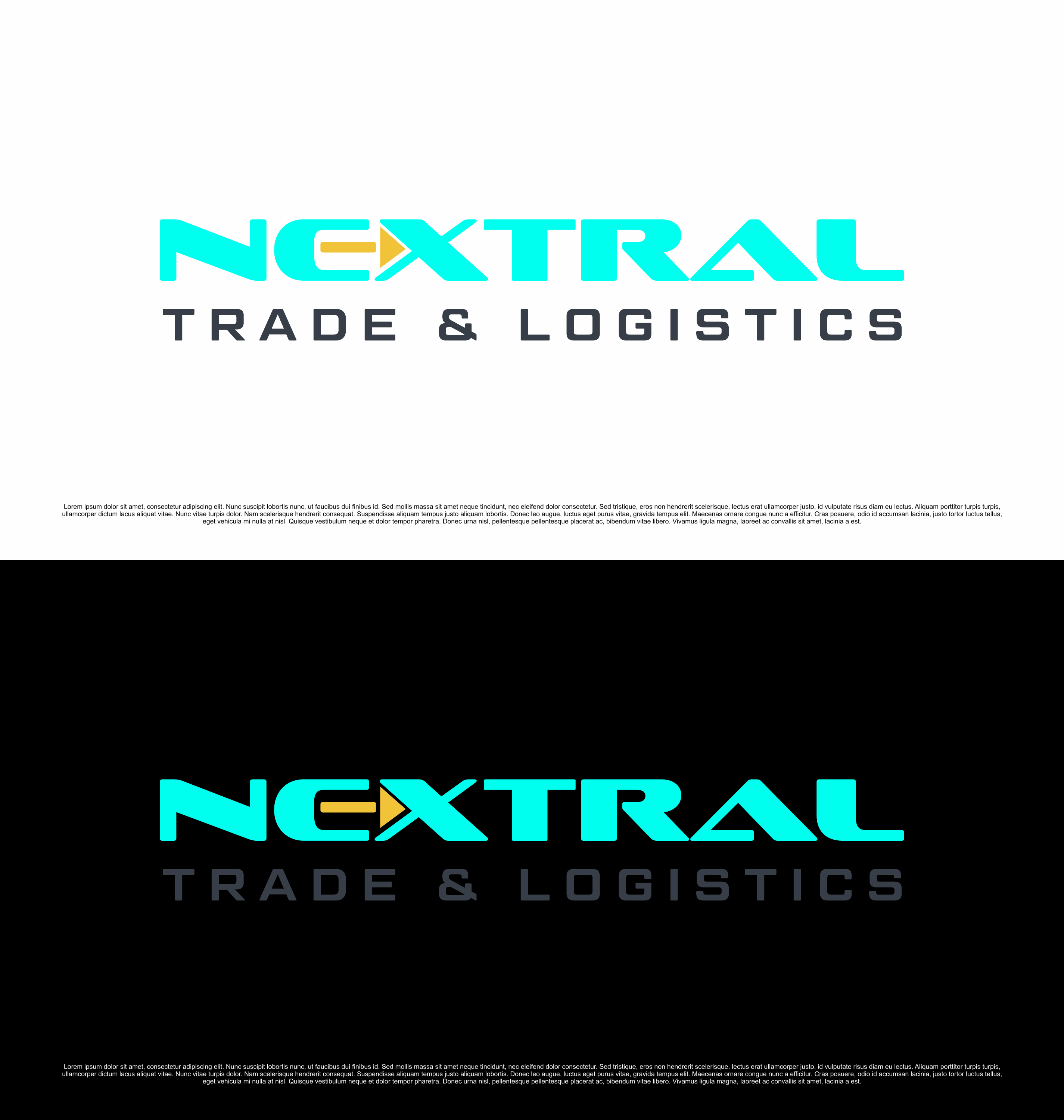 Logo Design by kebusibud for NEXTRAL TRADE & LOGISTICS | Design #35154359