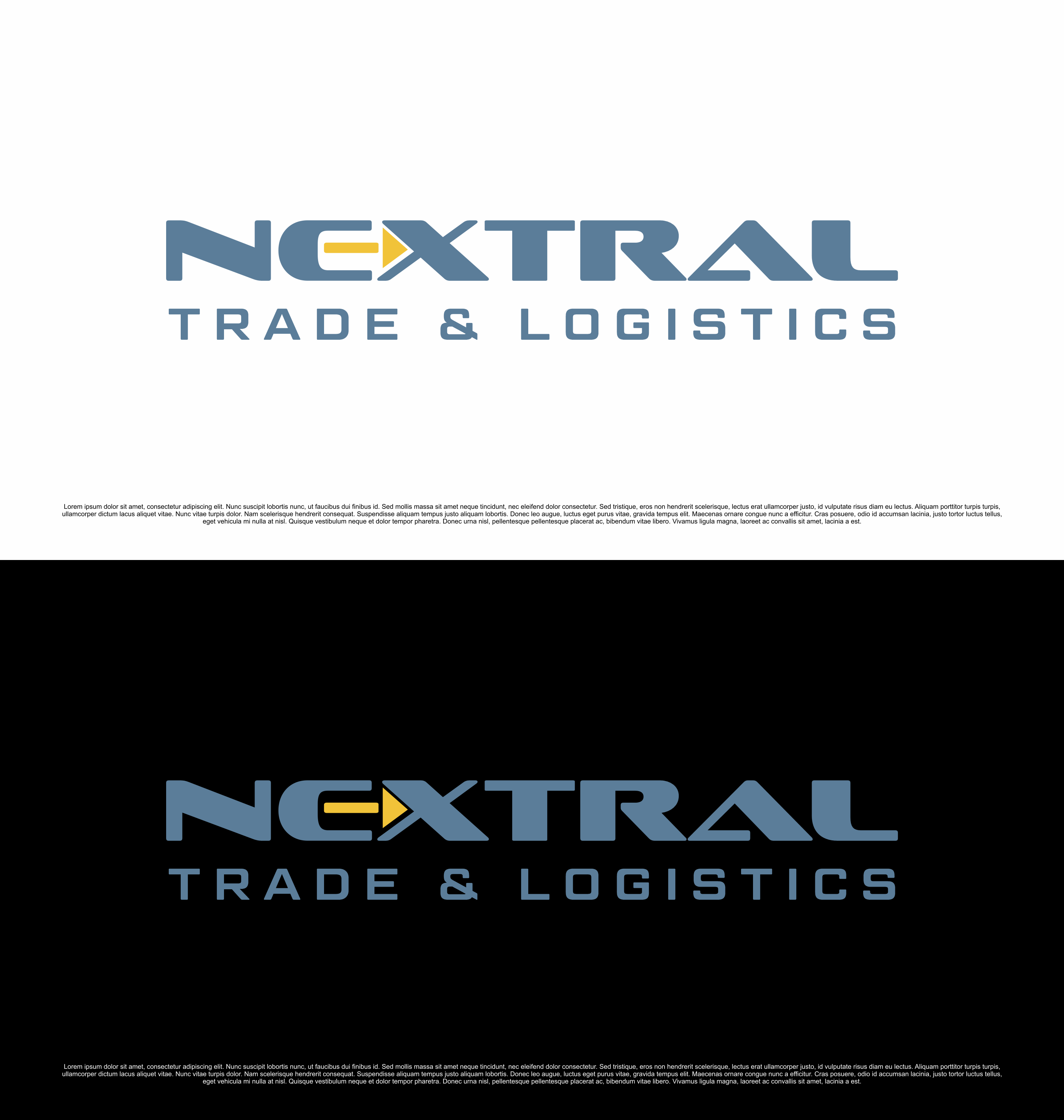 Logo Design by kebusibud for NEXTRAL TRADE & LOGISTICS | Design #35154360