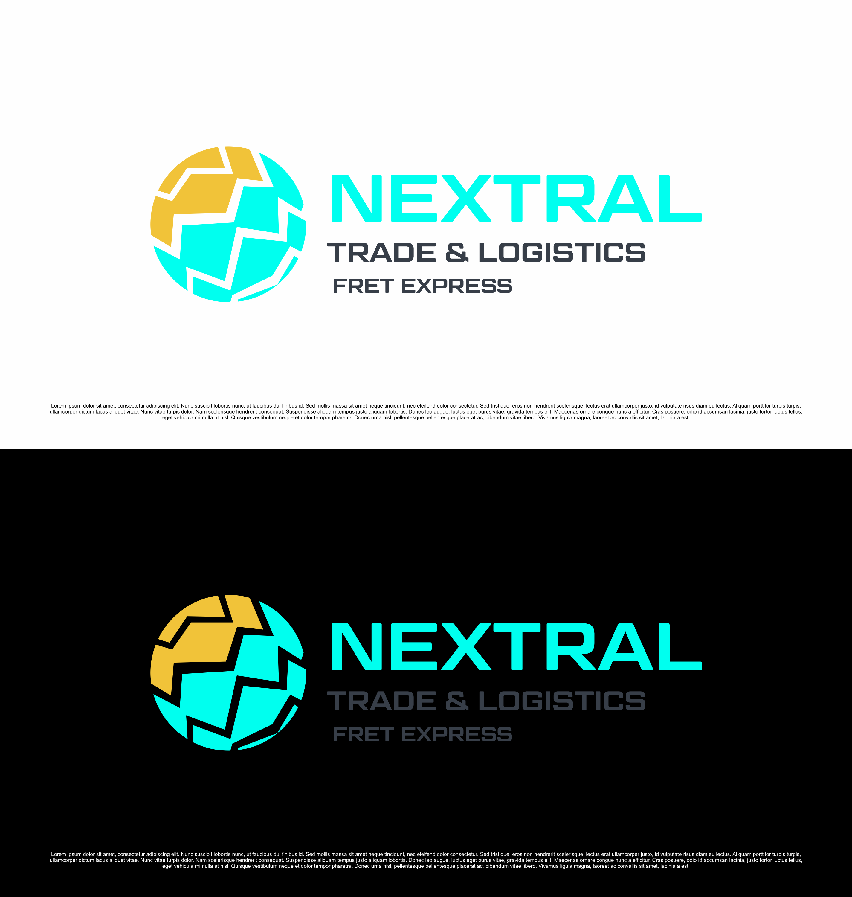 Logo Design by kebusibud for NEXTRAL TRADE & LOGISTICS | Design #35154362