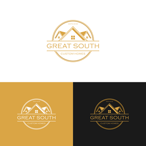 Logo Design by putrashima99 for Great South Custom Homes | Design: #35163792