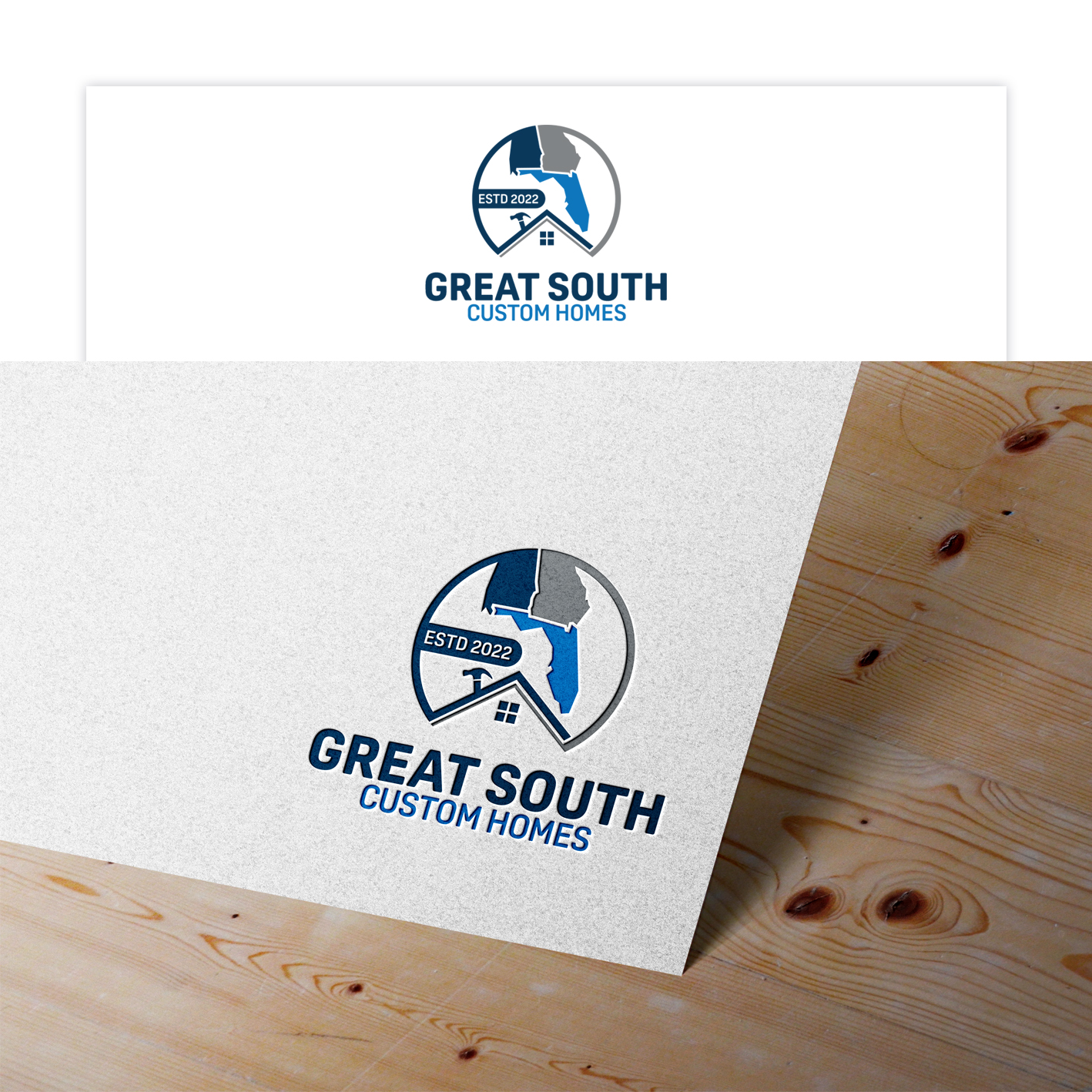 Logo Design by yans23 for Great South Custom Homes | Design #35164721