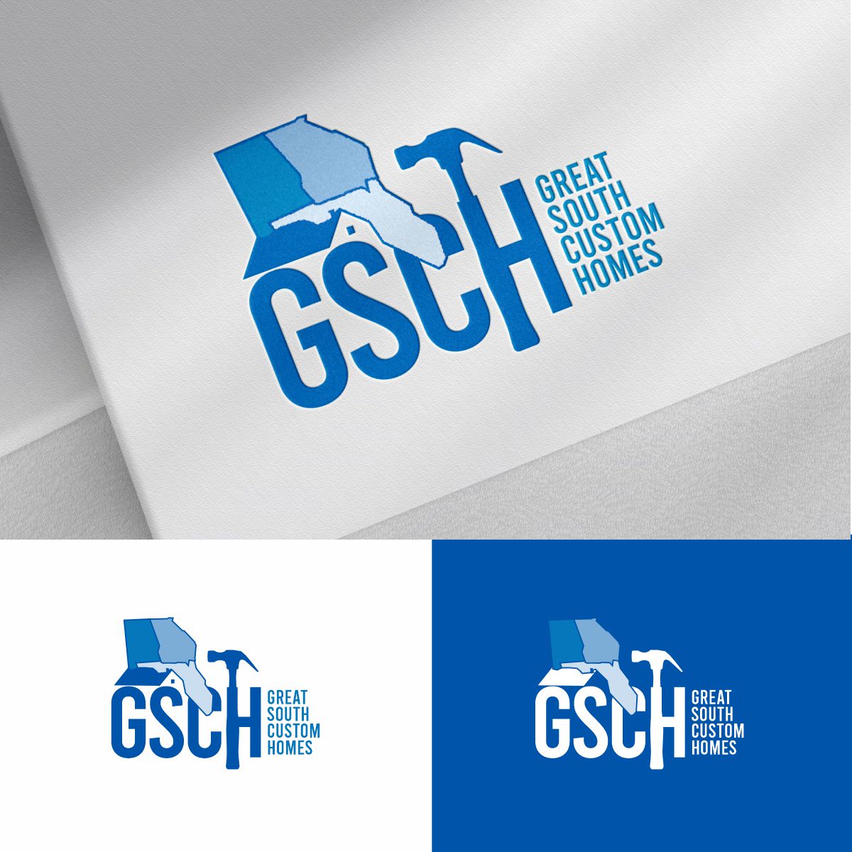 Logo Design by Fortmindz for Great South Custom Homes | Design #35158517