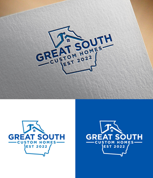 Logo Design by Mk_Graphix for Great South Custom Homes | Design: #35161158