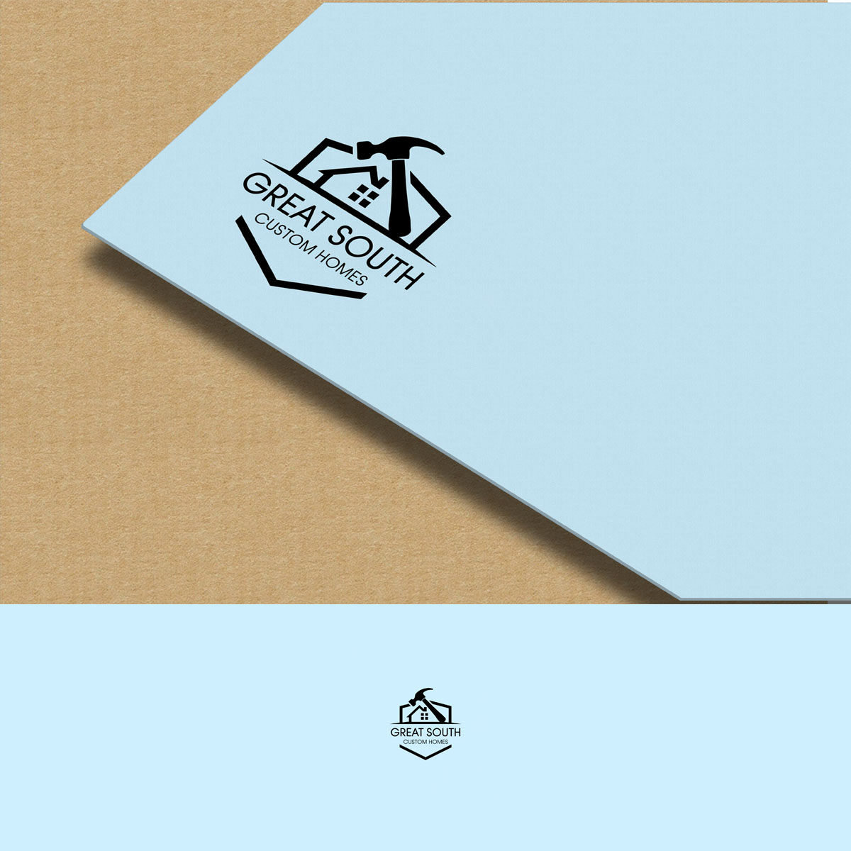 Logo Design by mekail for Great South Custom Homes | Design #35158622
