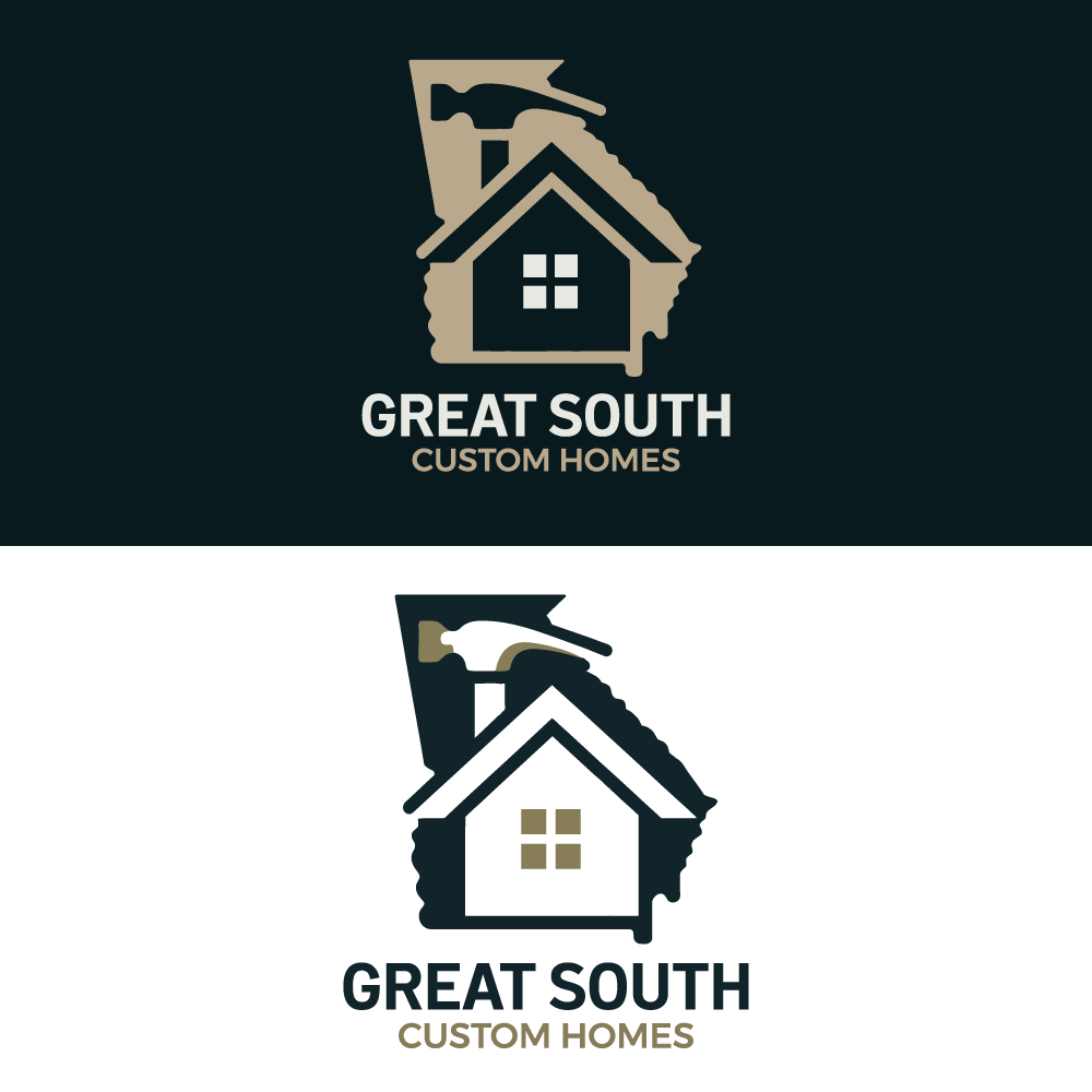 Logo Design by Logo24.com for Great South Custom Homes | Design #35159060